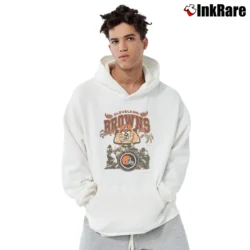 Men’s 1992 Cleveland Browns Taz Looney Tunes Classic Pullover Hoodie in white | Cozy, Durable, Modern Fit