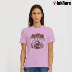 Women’s 1992 Cleveland Browns Taz Looney Tunes Signature T-Shirt in light pink | Soft, Flattering Fit