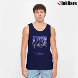 Men’s 1992 Kiss Revenge Band Tank Top in navy | Breathable, Active-Friendly Design