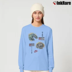 Women’s 1992 Nike Godzilla Charles Barkley Graphic Long-Sleeve Top in light blue | Sleek, Versatile, All-Season