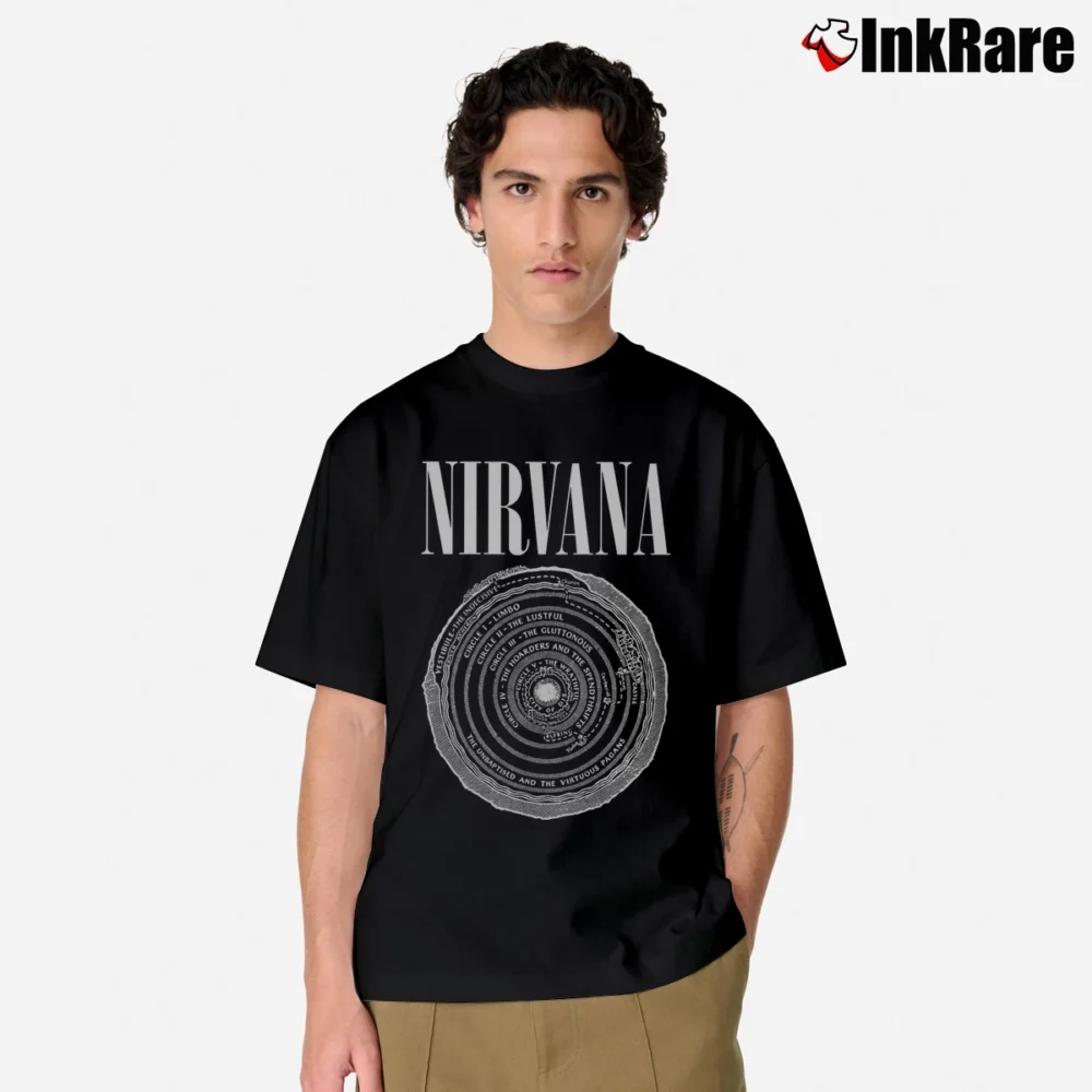 Men’s 1992 Nirvana Vestibule Classic T-Shirt in black | Soft, Breathable Everyday Wear
