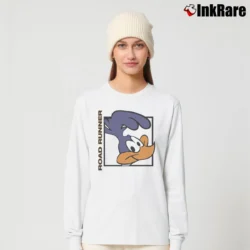 Women’s 1992 Road Runner Looney Tunes Cartoon Long-Sleeve Top in white | Sleek, Versatile, All-Season