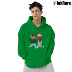 Men’s 1992 Taz Bugs Hip Hop Looney Tunes Pullover Hoodie in irish green | Cozy, Durable, Modern Fit