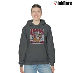 Women’s 1993 Atlanta Braves Looney Tunes Cozy Hoodie in charcoal | Warm, Structured, Stylish