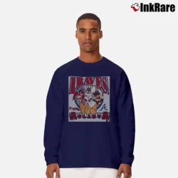 Men’s 1993 Atlanta Braves Looney Tunes Long-Sleeve Shirt in navy | Sleek, Lightweight, Year-Round Wear