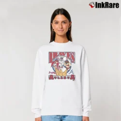 Women’s 1993 Atlanta Braves Looney Tunes Relaxed Sweatshirt in white | Soft, Laid-Back Vibe