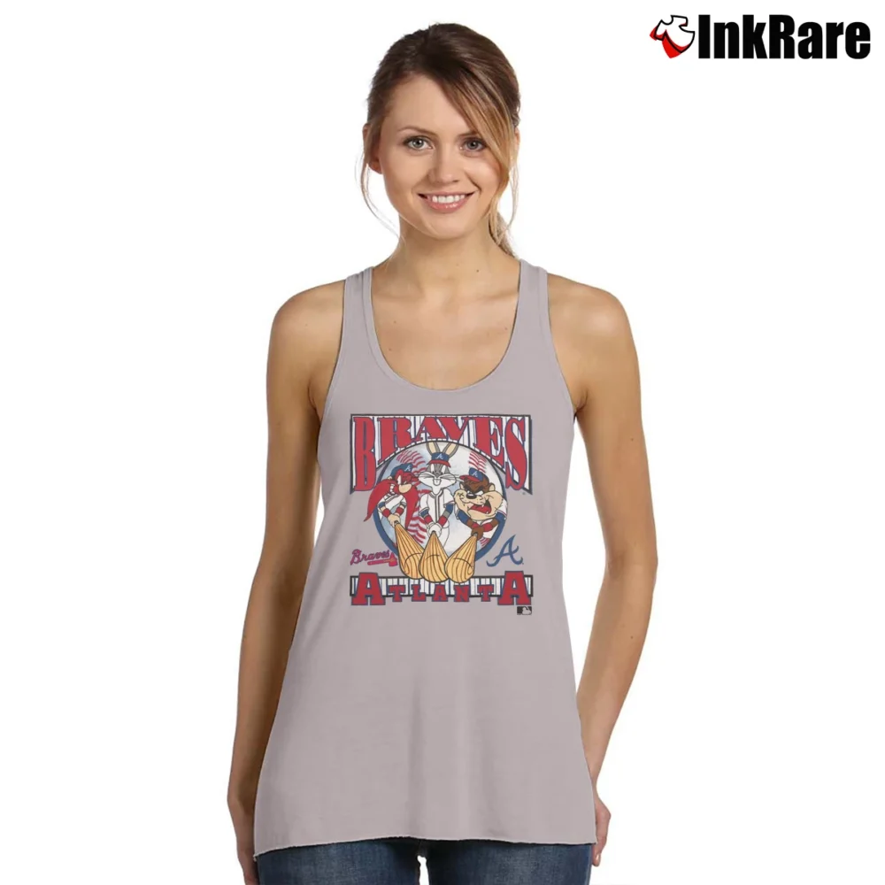 Women’s 1993 Atlanta Braves Looney Tunes Tank Top in sport grey | Lightweight, Movement-Friendly