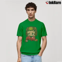 Men’s 1993 Betty Boop Boxing Classic T-Shirt in irish green | Soft, Breathable Everyday Wear