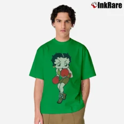 Men’s 1993 Betty Boop Boxing Classic T-Shirt in irish green | Soft, Breathable Everyday Wear