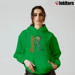 Women’s 1993 Betty Boop Miami Dolphins NFL Football Cozy Hoodie in irish green | Warm, Structured, Stylish