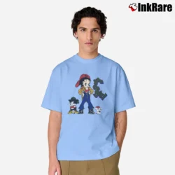 Men’s 1993 Betty Boop Sexy Hip Hop Classic T-Shirt in light blue | Soft, Breathable Everyday Wear