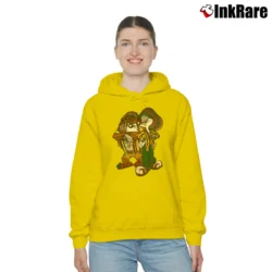 Women’s 1993 Bugs Bunny Taz Reggae Rasta Looney Tunes Cozy Hoodie in yellow | Warm, Structured, Stylish