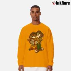 Men’s 1993 Bugs Bunny Taz Reggae Rasta Looney Tunes Long-Sleeve Shirt in orange | Sleek, Lightweight, Year-Round Wear