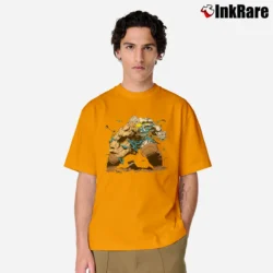 Men’s 1993 Cable X - force Wolverine Marvel Comics Classic T-Shirt in orange | Soft, Breathable Everyday Wear