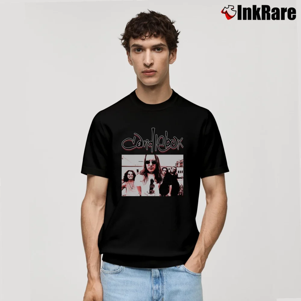 Men’s 1993 Candlebox Band Grunge Featuring Alice In Chains And Nirvana Classic T-Shirt in black | Soft, Breathable Everyday Wear