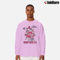 Men’s 1993 Chicago Bulls Looney Tunes 3 Peat Whoop There It Is World Champions Long-Sleeve Shirt in light pink | Sleek, Lightweight, Year-Round Wear