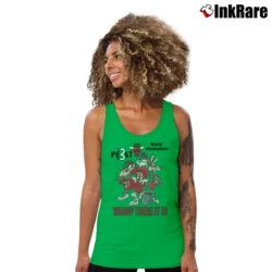 Women’s 1993 Chicago Bulls Looney Tunes 3 Peat Whoop There It Is World Champions Tank Top in irish green | Lightweight, Movement-Friendly