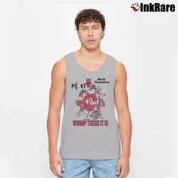 Men’s 1993 Chicago Bulls Looney Tunes 3 Peat Whoop There It Is World Champions Tank Top in sport grey | Breathable, Active-Friendly Design