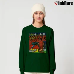 Women’s 1993 Doggystyle Snoop Dogg Long-Sleeve Top in forest green | Sleek, Versatile, All-Season