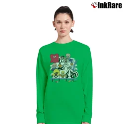 Women’s 1993 Looney Tunes Classic Cartoon Long-Sleeve Top in irish green | Sleek, Versatile, All-Season