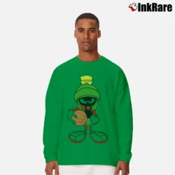 Men’s 1993 Marvin The Martian Space Jam Looney Tunes Long-Sleeve Shirt in irish green | Sleek, Lightweight, Year-Round Wear