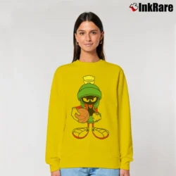 Women’s 1993 Marvin The Martian Space Jam Looney Tunes Relaxed Sweatshirt in yellow | Soft, Laid-Back Vibe