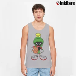 Men’s 1993 Marvin The Martian Space Jam Looney Tunes Tank Top in sport grey | Breathable, Active-Friendly Design