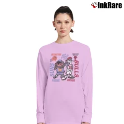 Women’s 1993 NBA Finals Looney Tunes Taz Bulls Suns Long-Sleeve Top in light pink | Sleek, Versatile, All-Season