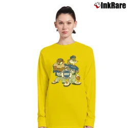 Women’s 1993 New York Giants Looney Tunes Bugs Bunny Taz Long-Sleeve Top in yellow | Sleek, Versatile, All-Season