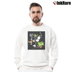 Men’s 1993 Nike Michael Jordan Looney Tunes Crewneck Sweatshirt in white | Cozy Fabric, Clean Style
