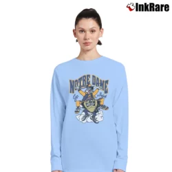 Women’s 1993 Notre Dame Fighting Irish Looney Tunes Bugs Bunny Taz Long-Sleeve Top in light blue | Sleek, Versatile, All-Season