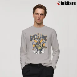 Men’s 1993 Notre Dame Fighting Irish Looney Tunes Bugs Bunny Taz Long-Sleeve Shirt in sport grey | Sleek, Lightweight, Year-Round Wear
