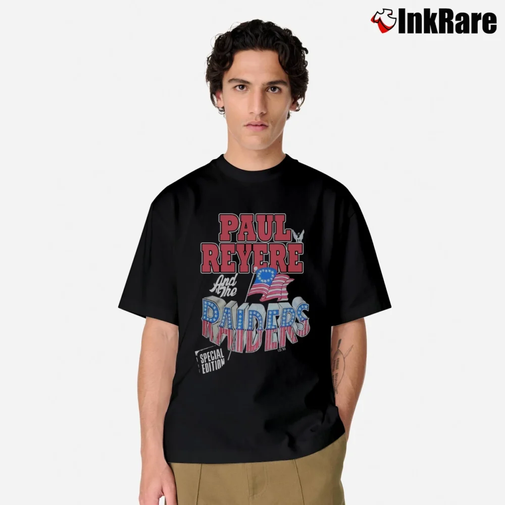 Men’s 1993 Paul Revere Raiders Quentin Tarantino Once Upon a Time Hollywood Classic T-Shirt in black | Soft, Breathable Everyday Wear