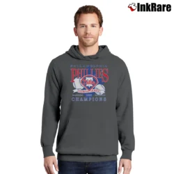 Men’s 1993 Philadelphia Phillies World Series Champions Pullover Hoodie in charcoal | Cozy, Durable, Modern Fit