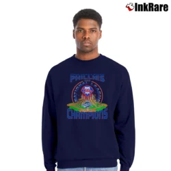 Men’s 1993 Philadelphia Phillies World Series Champs Crewneck Sweatshirt in navy | Cozy Fabric, Clean Style