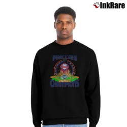 Men’s 1993 Philadelphia Phillies World Series Vintage Crewneck Sweatshirt in black | Cozy Fabric, Clean Style