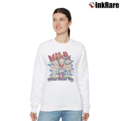 Women’s 1993 Phillies Caricature Dykstra Daulton Kruk Relaxed Sweatshirt in white | Soft, Laid-Back Vibe
