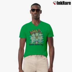 Men’s 1993 Phillies Caricature Dykstra Daulton Kruk V-Neck Tee in irish green | Sharp, Breathable, Everyday Staple