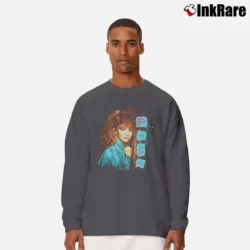 Men’s 1993 Reba Mcentire Long-Sleeve Shirt in charcoal | Sleek, Lightweight, Year-Round Wear
