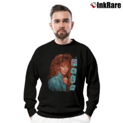 Men’s 1993 Reba Mcentire Tour Crewneck Sweatshirt in black | Cozy Fabric, Clean Style