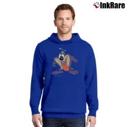 Men’s 1993 Tiny Toons Taz Tasmanian Devil Looney Tunes Pullover Hoodie in royal blue | Cozy, Durable, Modern Fit