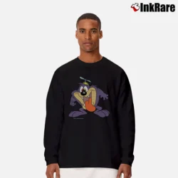 Men’s 1993 Tiny Toons Taz Tasmanian Devil Looney Tunes Long-Sleeve Shirt in black | Sleek, Lightweight, Year-Round Wear