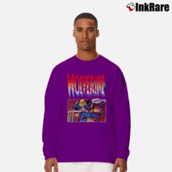 Men’s 1993 Wolverine Marvel Comics Long-Sleeve Shirt in purple | Sleek, Lightweight, Year-Round Wear