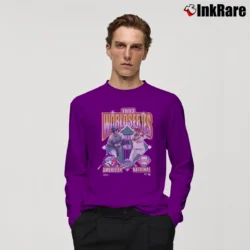 Men’s 1993 World Series Toronto Blue Jays vs Philadelphia Phillies Long-Sleeve Shirt in purple | Sleek, Lightweight, Year-Round Wear