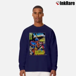 Men’s 1993 X - men Battleground Marvel Comic Long-Sleeve Shirt in navy | Sleek, Lightweight, Year-Round Wear