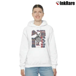 Women’s 1994 Atlanta Braves MLB Legends Graphic Cozy Hoodie in white | Warm, Structured, Stylish