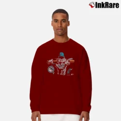 Men’s 1994 Bugs Bunny Florida Marlins MLB Looney Tunes Long-Sleeve Shirt in maroon | Sleek, Lightweight, Year-Round Wear