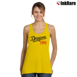 Women’s 1994 Dragons Doala Baseball Team Tank Top in yellow | Lightweight, Movement-Friendly