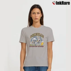 Women’s 1994 Michigan Wolverines Basketball Looney Tunes Bugs Bunny Signature T-Shirt in sport grey | Soft, Flattering Fit