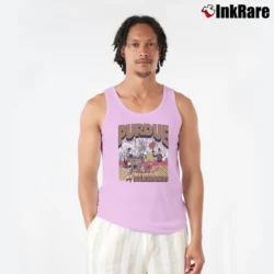 Men’s 1994 Purdue Boilermakers Looney Tunes Basketball Tank Top in light pink | Breathable, Active-Friendly Design